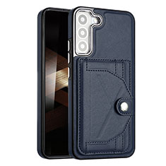 Funda Lujo Cuero Carcasa YB5 para Samsung Galaxy S24 Plus 5G Azul