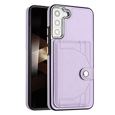 Funda Lujo Cuero Carcasa YB5 para Samsung Galaxy S24 Plus 5G Morado