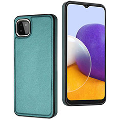 Funda Lujo Cuero Carcasa YB6 para Samsung Galaxy A22s 5G Verde