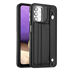 Funda Lujo Cuero Carcasa YB6 para Samsung Galaxy A23 4G Negro