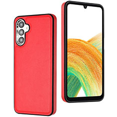 Funda Lujo Cuero Carcasa YB6 para Samsung Galaxy A34 5G Rojo