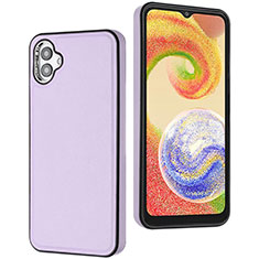 Funda Lujo Cuero Carcasa YB6 para Samsung Galaxy F04 Morado