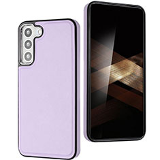 Funda Lujo Cuero Carcasa YB6 para Samsung Galaxy S25 Plus 5G Morado