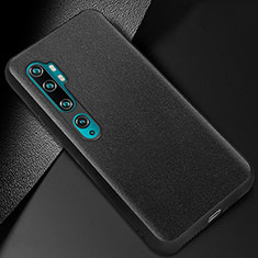 Funda Lujo Cuero Carcasa Z02 para Xiaomi Mi Note 10 Negro