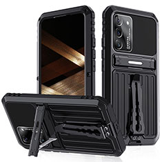 Funda Lujo Marco de Aluminio Carcasa 360 Grados LK1 para Samsung Galaxy S22 Plus 5G Negro