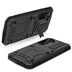 Funda Lujo Marco de Aluminio Carcasa 360 Grados M01 para Samsung Galaxy S21 Plus 5G Negro