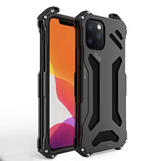 Funda Lujo Marco de Aluminio Carcasa M01 para Apple iPhone 11 Pro Negro