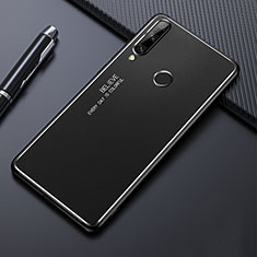 Funda Lujo Marco de Aluminio Carcasa M01 para Huawei Enjoy 10 Plus Negro