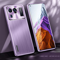 Funda Lujo Marco de Aluminio Carcasa M01 para Xiaomi Mi 11 Ultra 5G Morado