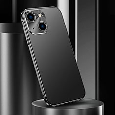 Funda Lujo Marco de Aluminio Carcasa M02 para Apple iPhone 13 Negro
