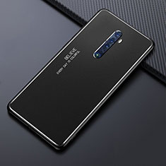 Funda Lujo Marco de Aluminio Carcasa M05 para Oppo Reno2 Negro