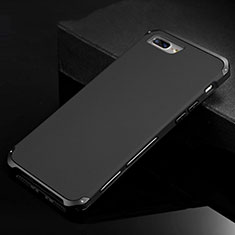 Funda Lujo Marco de Aluminio Carcasa para Apple iPhone 8 Plus Negro