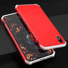 Funda Lujo Marco de Aluminio Carcasa para Apple iPhone Xs Max Vistoso