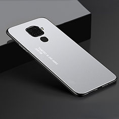 Funda Lujo Marco de Aluminio Carcasa para Huawei Mate 30 Lite Plata