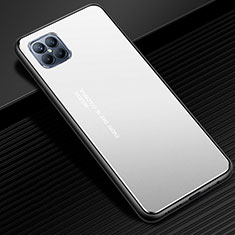 Funda Lujo Marco de Aluminio Carcasa para Huawei Nova 8 SE 5G Plata