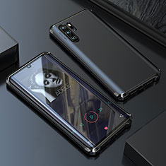 Funda Lujo Marco de Aluminio Carcasa para Huawei P30 Pro New Edition Negro