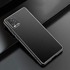 Funda Lujo Marco de Aluminio Carcasa para Vivo V20 Pro 5G Negro