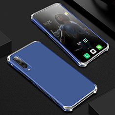 Funda Lujo Marco de Aluminio Carcasa para Xiaomi Mi 9 Lite Azul