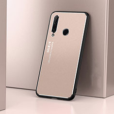 Funda Lujo Marco de Aluminio Carcasa T01 para Huawei Honor 20E Oro