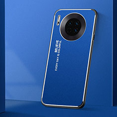 Funda Lujo Marco de Aluminio Carcasa T01 para Huawei Mate 30 Azul