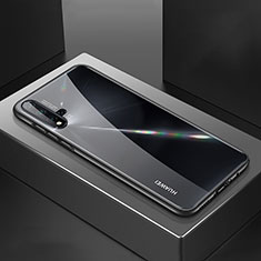 Funda Lujo Marco de Aluminio Carcasa T01 para Huawei Nova 5 Pro Negro