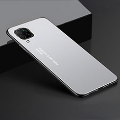 Funda Lujo Marco de Aluminio Carcasa T01 para Huawei Nova 6 SE Plata