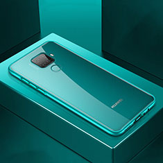 Funda Lujo Marco de Aluminio Carcasa T01 para Huawei P20 Lite (2019) Verde