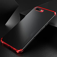 Funda Lujo Marco de Aluminio Carcasa T01 para Oppo R17 Neo Rojo