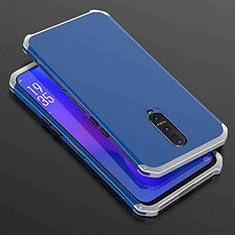 Funda Lujo Marco de Aluminio Carcasa T01 para Oppo R17 Pro Azul