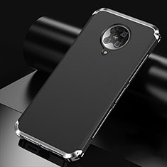 Funda Lujo Marco de Aluminio Carcasa T01 para Xiaomi Redmi K30 Pro Zoom Plata