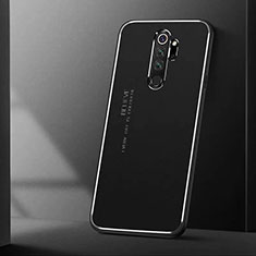 Funda Lujo Marco de Aluminio Carcasa T01 para Xiaomi Redmi Note 8 Pro Negro