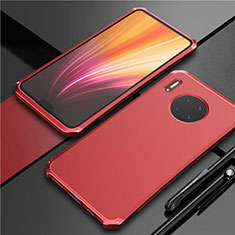 Funda Lujo Marco de Aluminio Carcasa T02 para Huawei Mate 30 Rojo