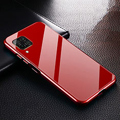 Funda Lujo Marco de Aluminio Carcasa T02 para Huawei Nova 6 SE Rojo