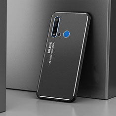 Funda Lujo Marco de Aluminio Carcasa T02 para Huawei P20 Lite (2019) Negro