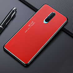 Funda Lujo Marco de Aluminio Carcasa T02 para Oppo RX17 Pro Rojo