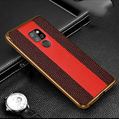 Funda Lujo Marco de Aluminio Carcasa T03 para Huawei Mate 20 X 5G Marron