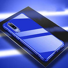 Funda Lujo Marco de Aluminio Carcasa T03 para Huawei P30 Azul