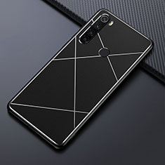 Funda Lujo Marco de Aluminio Carcasa T03 para Xiaomi Redmi Note 8 Negro