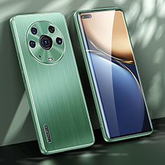 Funda Lujo Marco de Aluminio y Silicona Carcasa Bumper JL1 para Huawei Honor Magic3 Pro 5G Verde