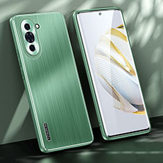 Funda Lujo Marco de Aluminio y Silicona Carcasa Bumper JL1 para Huawei Nova 10 Verde