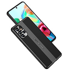 Funda Lujo Marco de Aluminio y Silicona Carcasa Bumper JL1 para Samsung Galaxy A72 4G Negro