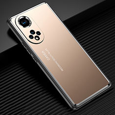 Funda Lujo Marco de Aluminio y Silicona Carcasa Bumper JL2 para Huawei Honor 50 Pro 5G Oro