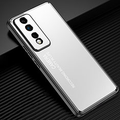 Funda Lujo Marco de Aluminio y Silicona Carcasa Bumper JL2 para Huawei Honor 80 GT 5G Plata