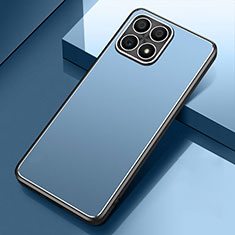 Funda Lujo Marco de Aluminio y Silicona Carcasa Bumper para Huawei Honor X30i Azul