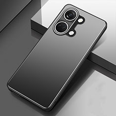 Funda Lujo Marco de Aluminio y Silicona Carcasa Bumper para OnePlus Ace 2V 5G Negro