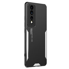 Funda Lujo Marco de Aluminio y Silicona Carcasa Bumper PB2 para Huawei Honor 80 GT 5G Plata