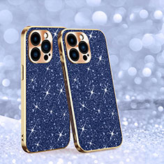 Funda Silicona Carcasa Goma Bling-Bling AC1 para Apple iPhone 14 Pro Max Azul