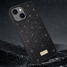 Funda Silicona Carcasa Goma Bling-Bling LD1 para Apple iPhone 14 Plus Negro