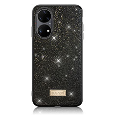 Funda Silicona Carcasa Goma Bling-Bling LD1 para Huawei P50e Negro