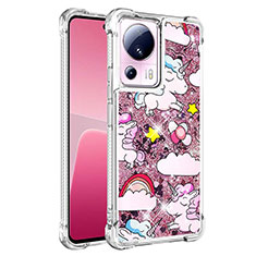 Funda Silicona Carcasa Goma Bling-Bling S01 para Xiaomi Civi 2 5G Purpura Claro